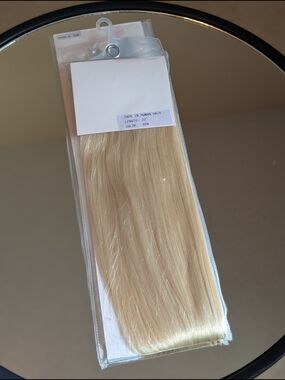 Brand New 22" Tape In Human Hair Extensions #60 Platinum Blonde